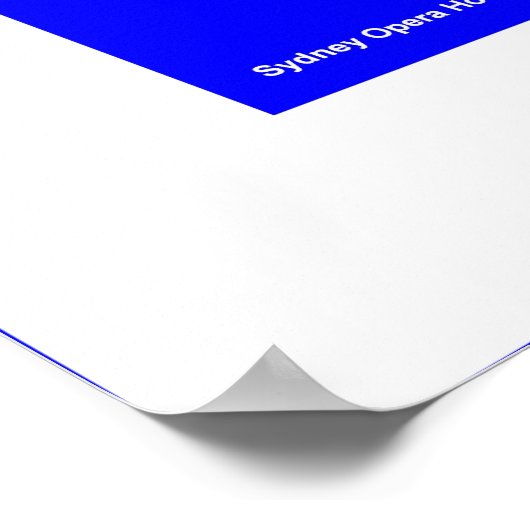 Sydney Opera House Poster (Hoek)