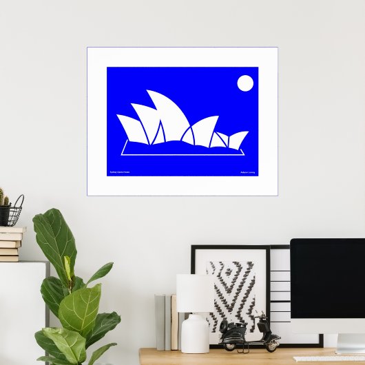 Sydney Opera House Poster (Thuiskantoor)