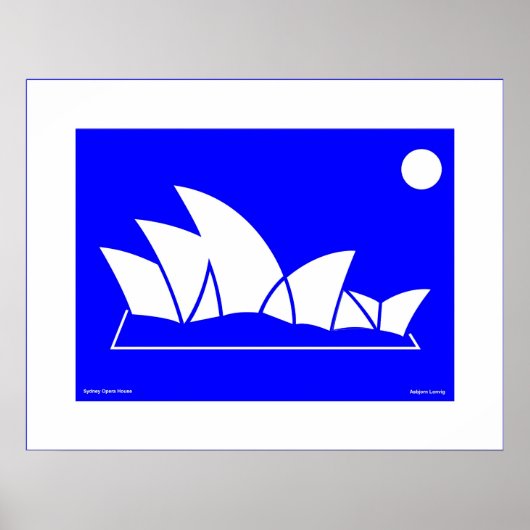 Sydney Opera House Poster (Voorkant)