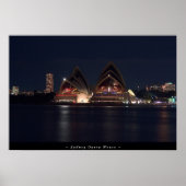 Sydney Opera House Poster (Voorkant)
