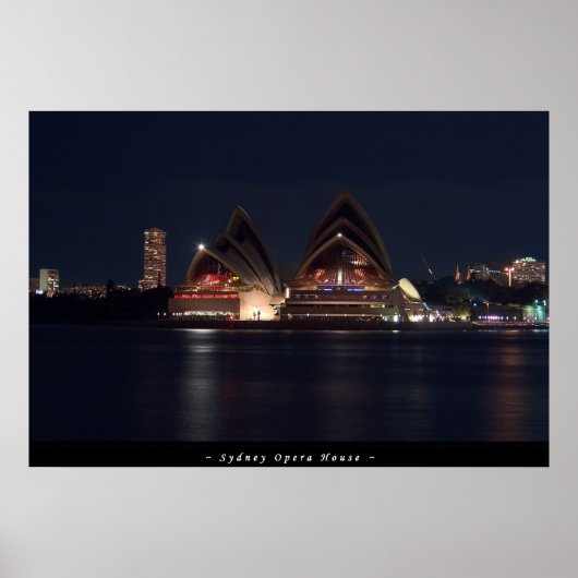 Sydney Opera House Poster (Voorkant)
