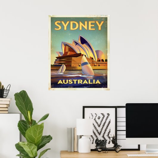 Sydney Opera house Poster (Thuiskantoor)