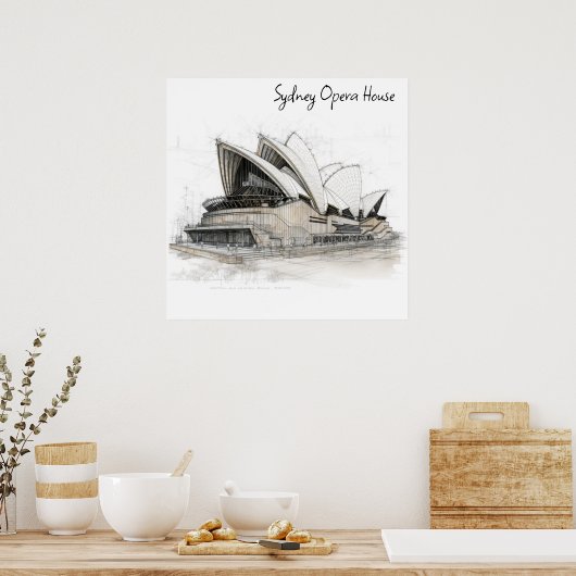 Sydney Opera House Poster (Keuken)