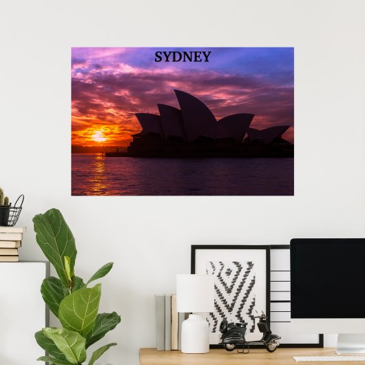 SYDNEY - OPERA HOUSE POSTER (Thuiskantoor)