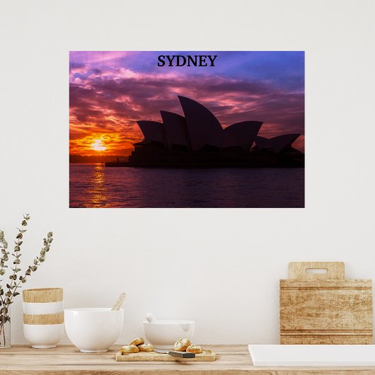 SYDNEY - OPERA HOUSE POSTER (Keuken)