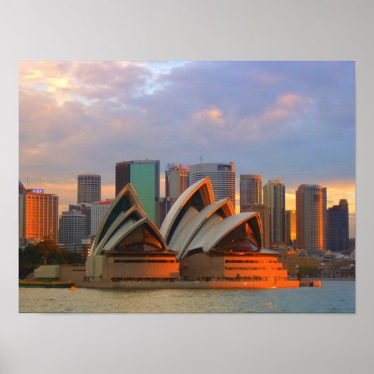 Sydney Opera House Poster (Voorkant)