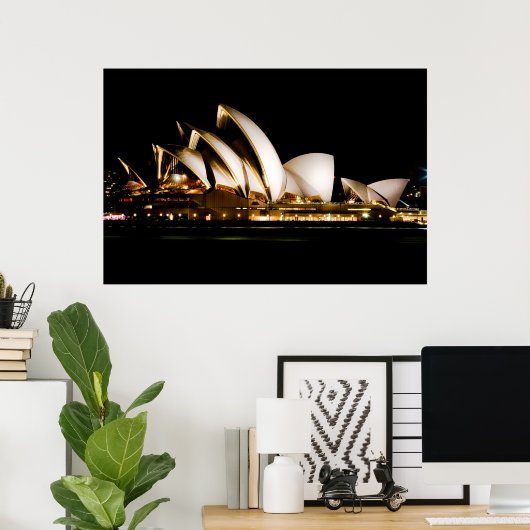 Sydney Opera House Poster (Thuiskantoor)