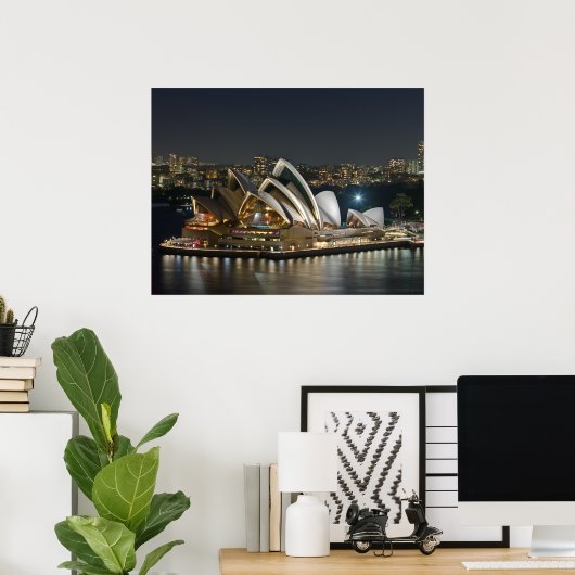 Sydney Opera House Poster (Thuiskantoor)