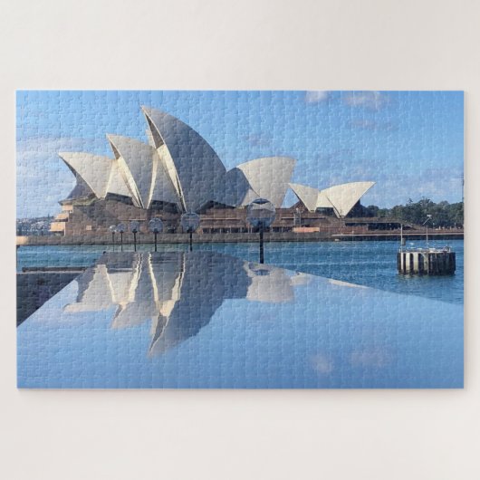 sydney opera house reflectie legpuzzel (Horizontaal)