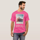 Sydney Opera House Retro Foto T-shirt (Voorkant volledig)
