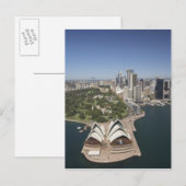 Sydney Opera House, Royal Botanic Gardens, CBD Briefkaart (Voorkant / Achterkant)