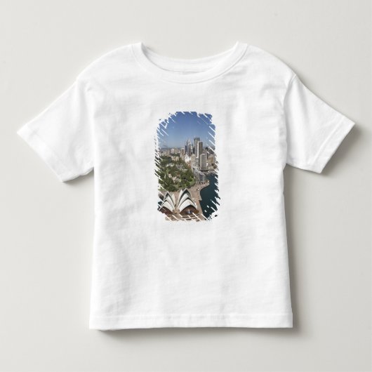 Sydney Opera House, Royal Botanic Gardens, CBD Kinder Shirts (Voorkant)