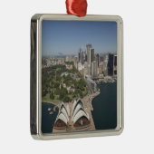 Sydney Opera House, Royal Botanic Gardens, CBD Metalen Ornament (Rechts)