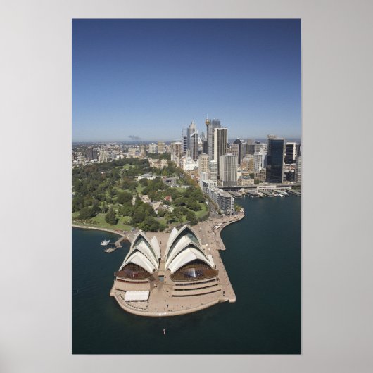 Sydney Opera House, Royal Botanic Gardens, CBD Poster (Voorkant)