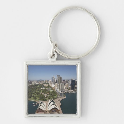 Sydney Opera House, Royal Botanic Gardens, CBD Sleutelhanger (Voorkant)