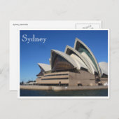 sydney opera house sails briefkaart (Voorkant / Achterkant)