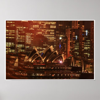 Sydney Opera House Sparking, Sydney Opera Hous... Poster