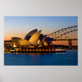 Sydney Opera House & Sydney Harbor Bridge Poster (Voorkant)