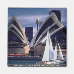 Sydney Opera House uit de haven, New South Wale Magneet