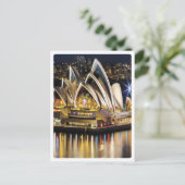 Sydney - OPERA HOUSE - uitzicht Briefkaart (Staand voorkant)