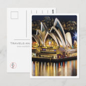 Sydney - OPERA HOUSE - uitzicht Briefkaart (Voorkant / Achterkant)