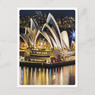 Sydney - OPERA HOUSE - uitzicht Briefkaart