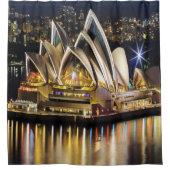 Sydney - OPERA HOUSE - uitzicht Douchegordijn (Voorkant)