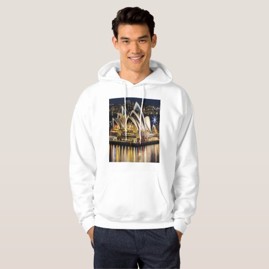 Sydney - OPERA HOUSE - uitzicht Hoodie (Voorkant volledig)