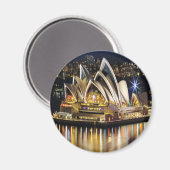 Sydney - OPERA HOUSE - uitzicht Magneet (Voorkant / Achterkant)