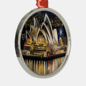 Sydney - OPERA HOUSE - uitzicht Metalen Ornament (Rechts)