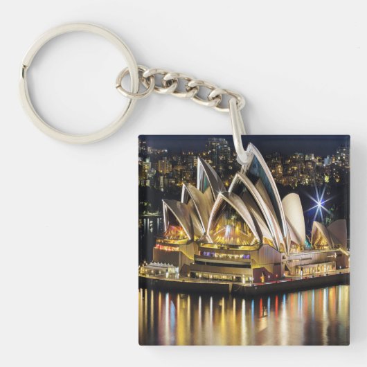 Sydney - OPERA HOUSE - uitzicht Sleutelhanger (Voorkant)
