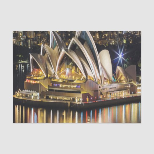 Sydney - OPERA HOUSE - uitzicht Tissuepapier (Voorkant)
