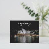 Sydney Opera House van Night, Australië, Foto Briefkaart (Staand voorkant)