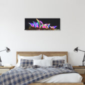 sydney opera house vibrant canvas afdruk (Insitu (Slaapkamer))