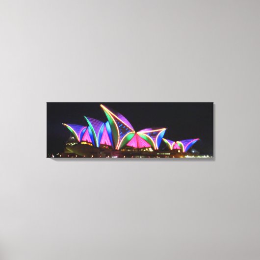 sydney opera house vibrant canvas afdruk (Voorkant)