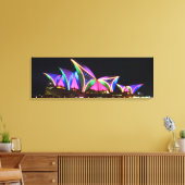 sydney opera house vibrant canvas afdruk (Insitu (Woonkamer))