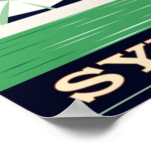 Sydney Opera House Vintage Poster (Hoek)