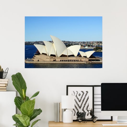sydney opera house winter poster (Thuiskantoor)