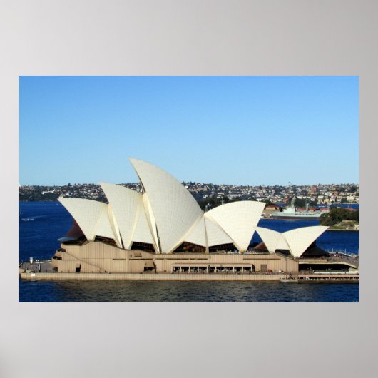 sydney opera house winter poster (Voorkant)