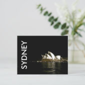 sydney opera night briefkaart (Staand voorkant)
