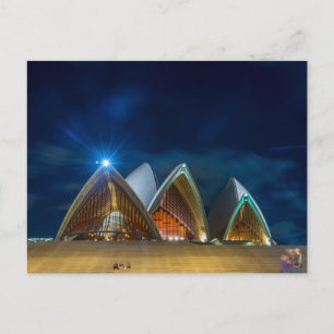 Sydney Opera 's nachts Briefkaart