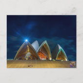 Sydney Opera 's nachts Briefkaart (Voorkant)