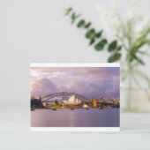 Sydney Opera 's nachts Briefkaart (Staand voorkant)