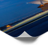 Sydney Opera 's nachts Poster (Hoek)
