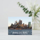 sydney opera skyline briefkaart (Staand voorkant)
