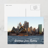 sydney opera skyline briefkaart (Voorkant / Achterkant)