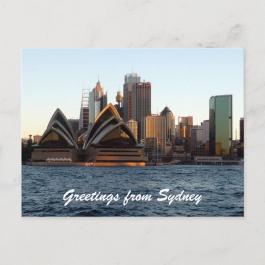 sydney opera skyline briefkaart (Voorkant)