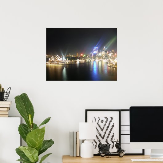 sydney opera skyline poster (Thuiskantoor)
