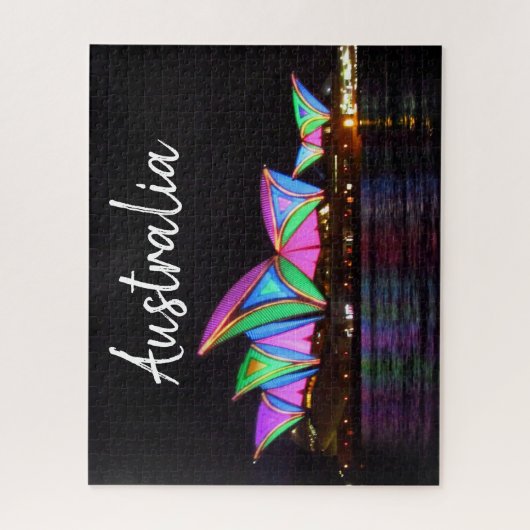 sydney opera vivid australia legpuzzel (Verticaal)