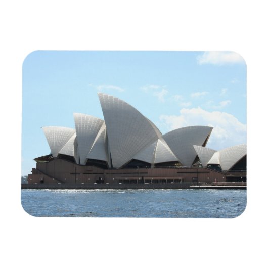 Sydney operahouse flexibele magneet (Horizontaal)